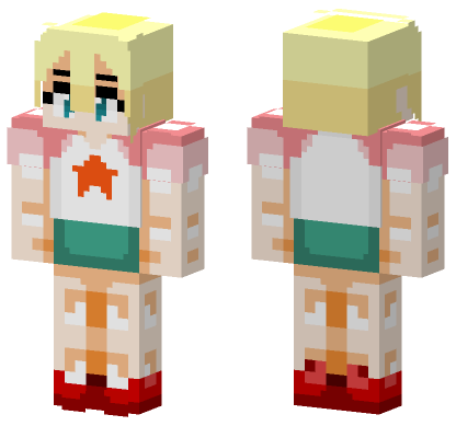 Casual Anna Hottenmeyer Minecraft Bedrock skin