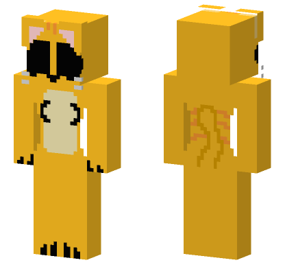 Cat Emoji Female Version Minecraft Bedrock skin