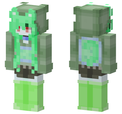 Cat Girl 8 Minecraft Bedrock skin