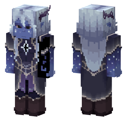Celestial Knight Minecraft Bedrock skin