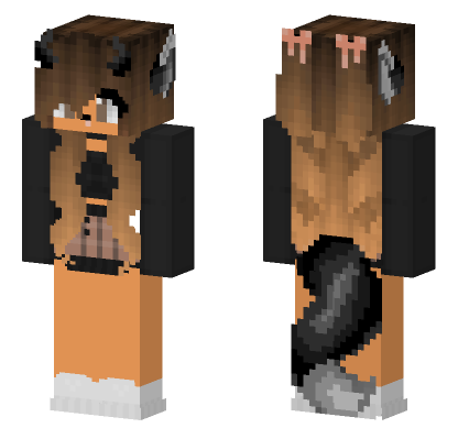 Chandeliers Girl Minecraft Bedrock skin
