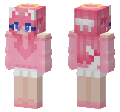 Char Char Kitty Eyes Minecraft Bedrock skin