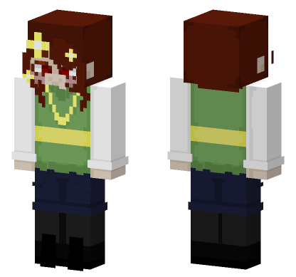 Chara Undertale Minecraft Bedrock skin