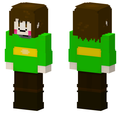 Chara Undertale Skin Minecraft Bedrock skin