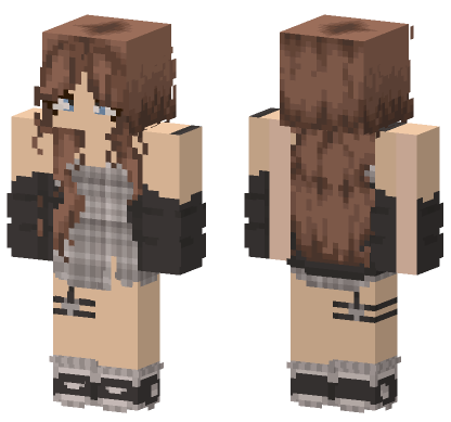 Checkers288 Girl Skin Minecraft Bedrock skin