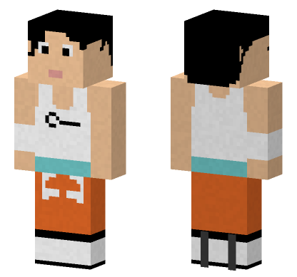 Chell 5368943 Minecraft Bedrock skin