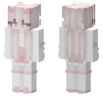 Cherry Blossom Girl Minecraft Bedrock skin