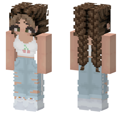 Cherry Outfit Minecraft Bedrock skin