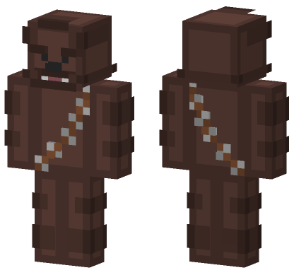 Chewbacca Skin Minecraft Bedrock skin