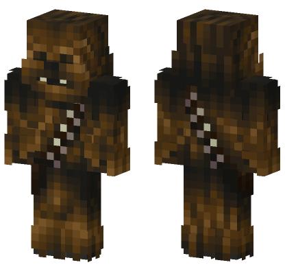 Chewbacca Skin Minecraft Bedrock skin