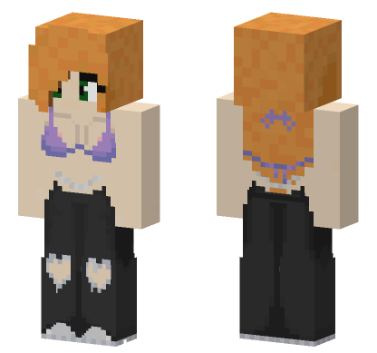 Chica Est Tica Minecraft Bedrock skin