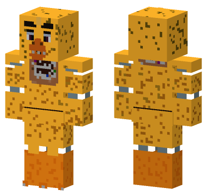Chica The Chicken FNAF Minecraft Bedrock skin