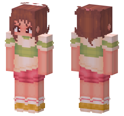 Chihiro Ogino Spirited Away Minecraft Bedrock skin