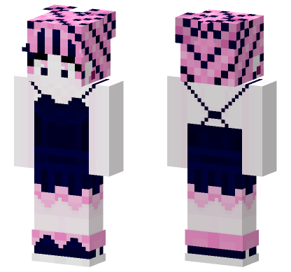 Chika Vocaloid Skin Minecraft Bedrock skin