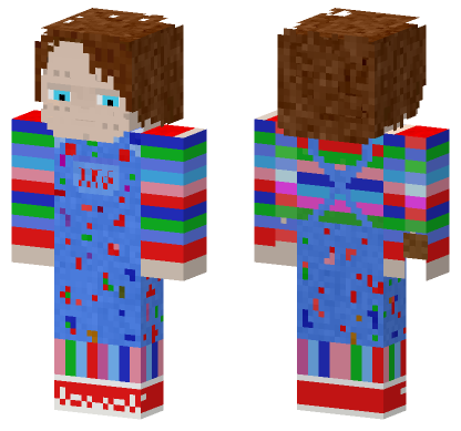 Childs Play 2 Chucky Minecraft Bedrock skin