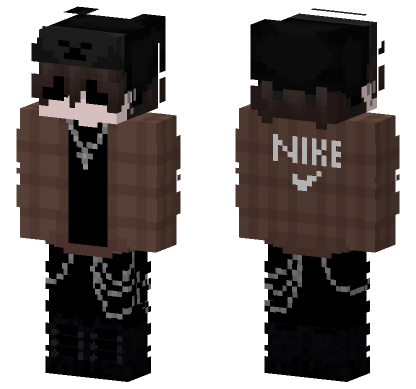 Chill Emo Outfit Minecraft Bedrock skin