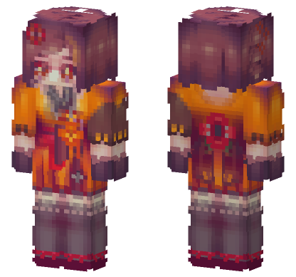 Chiori Genshin Impact Minecraft Bedrock skin