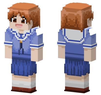 Chiyo Chan Azumanga Daioh Minecraft Bedrock skin