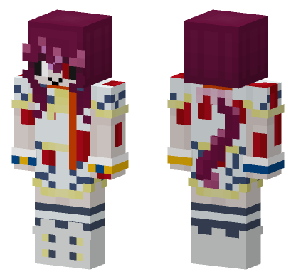 Chloe Infected HD Minecraft Bedrock skin
