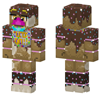 Chocolate Chica Skin Minecraft Bedrock skin