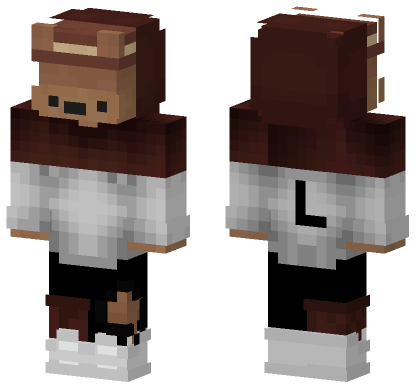 Chocolate Ice Cream Skin Minecraft Bedrock skin