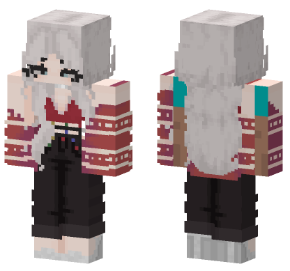 Christmas Girl 5409776 Minecraft Bedrock skin
