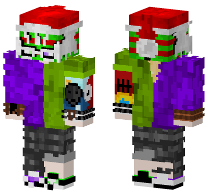 Christmas Mask Edition Minecraft Bedrock skin
