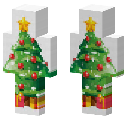 Christmas Tree Skin Minecraft Bedrock skin