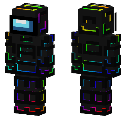 Chroma Skin Minecraft Bedrock skin
