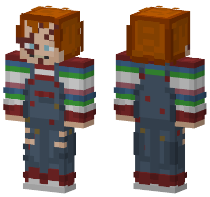 Chucky Skin Minecraft Bedrock skin
