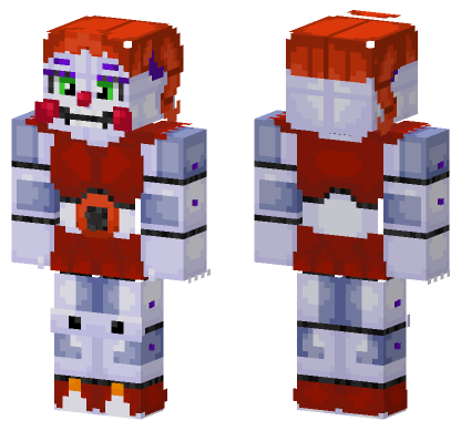 Circus Baby 6257204 Minecraft Bedrock skin