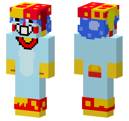 Circus Baby Minecraft Bedrock skin