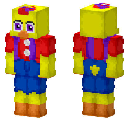 Circus Chica Minecraft Bedrock skin