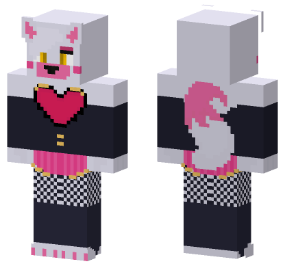 Circus Funtime Foxy Minecraft Bedrock skin