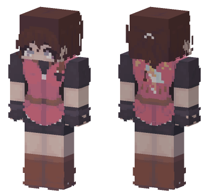 Claire Redfield Resident Evil 2 Minecraft Bedrock skin
