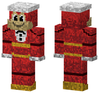 Classic Jolly Minecraft Bedrock skin