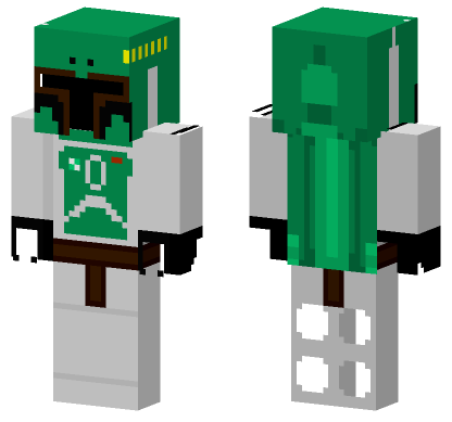 Classic Lego Star Wars Boba Fett Minecraft Bedrock skin