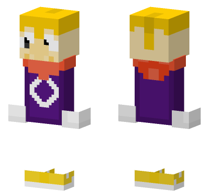 Classic Rayman Yellow Minecraft Bedrock skin