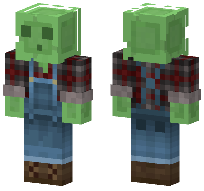 Classic Slime Minecraft Bedrock skin