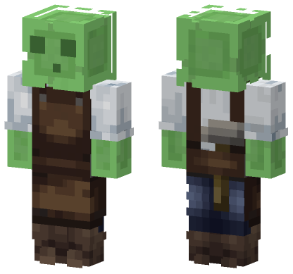 Classic Slime Minecraft Bedrock skin