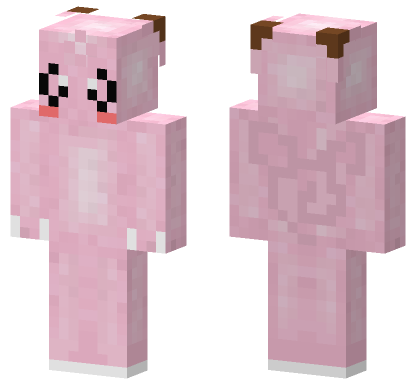 Clefairy Skin Minecraft Bedrock skin