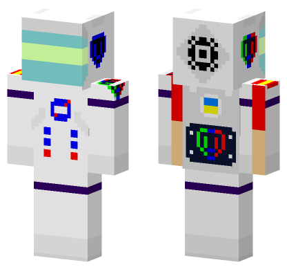 Cleo and Cuquin Spacesuit Minecraft Bedrock skin