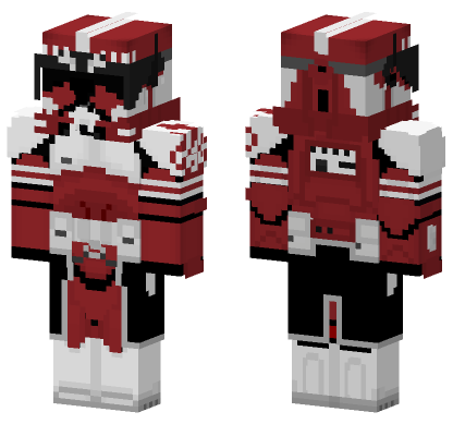 Clone Commander Fox Star Wars Minecraft Bedrock skin