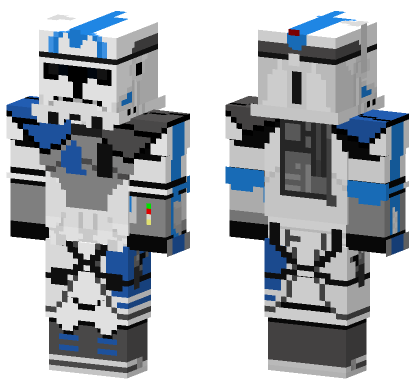 Clone Trooper Echo HD Minecraft Bedrock skin