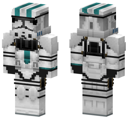 Clone Trooper Howzer Star Wars Minecraft Bedrock skin