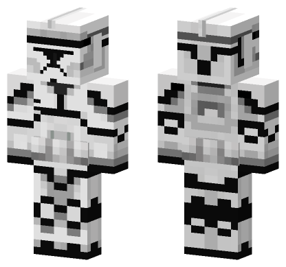 Clone Trooper Phase 1 Minecraft Bedrock skin