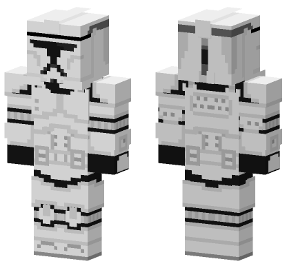 Clone Trooper Phase I Minecraft Bedrock skin