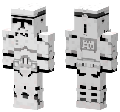 Clone Trooper Skin Minecraft Bedrock skin