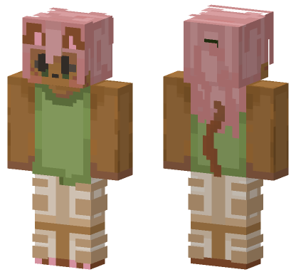 Clover SMP Skin Minecraft Bedrock skin
