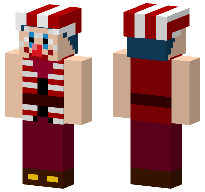 Clown 30 Minecraft Bedrock skin